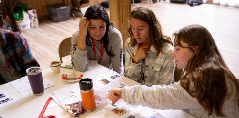 People participating in an activity
